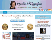 Tablet Screenshot of cynthiamazzaferro.com